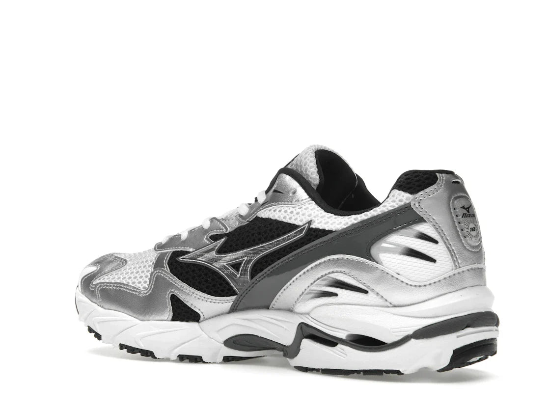 Mizuno Wave Rider 10 Weiß Silber Schwarz
