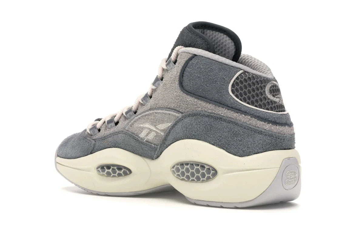 Reebok Question Mid Gray Suede