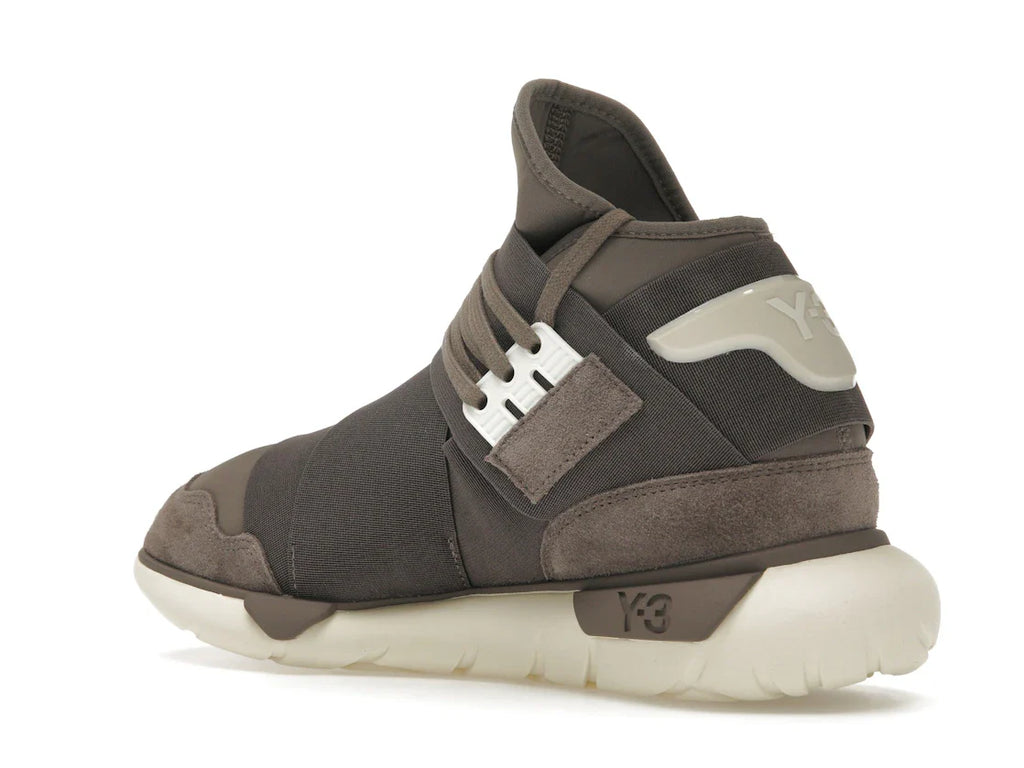 adidas Y-3 Qasa High Braun Creme Weiß