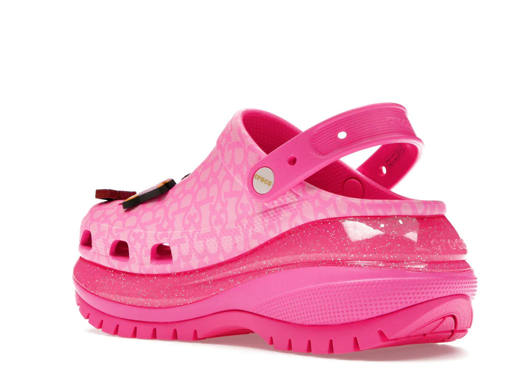 Crocs Classic Mega Crush Clog Barbie The Movie Electric Pink