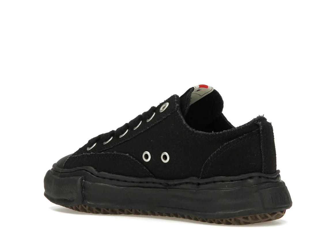 Maison Mihara Yasuhiro Peterson OG Sole Canvas Low Schwarz Schwarz