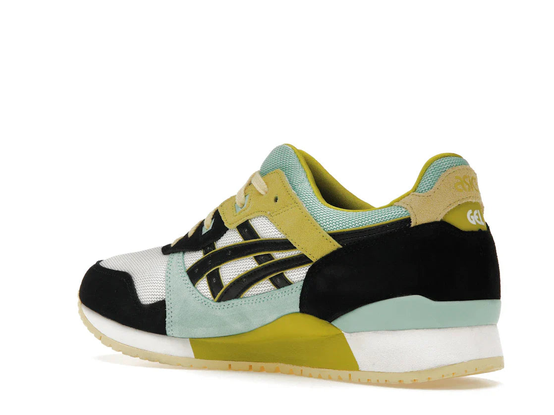 ASICS Gel-Lyte III OG Weiß Schwarz Moosgrün Blau