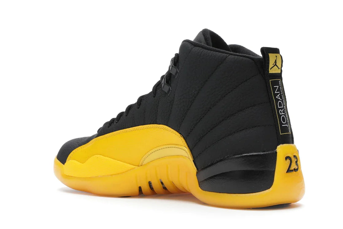 Jordan 12 Retro Schwarz Universitätsgold