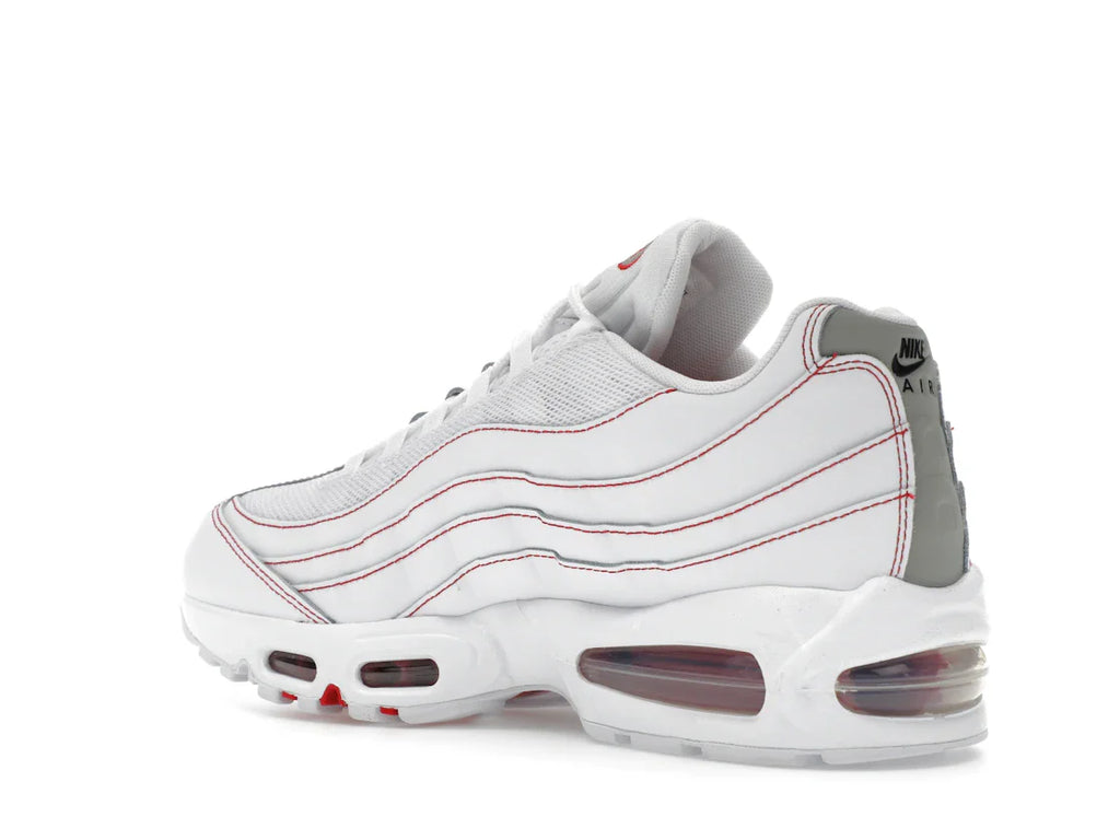 Nike Air Max 95 OG Big Bubble Weiß Universitätsrot