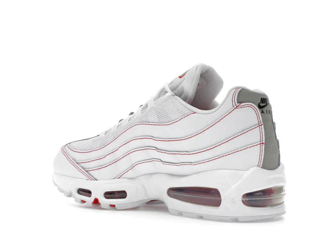 Nike Air Max 95 OG Big Bubble Weiß Universitätsrot