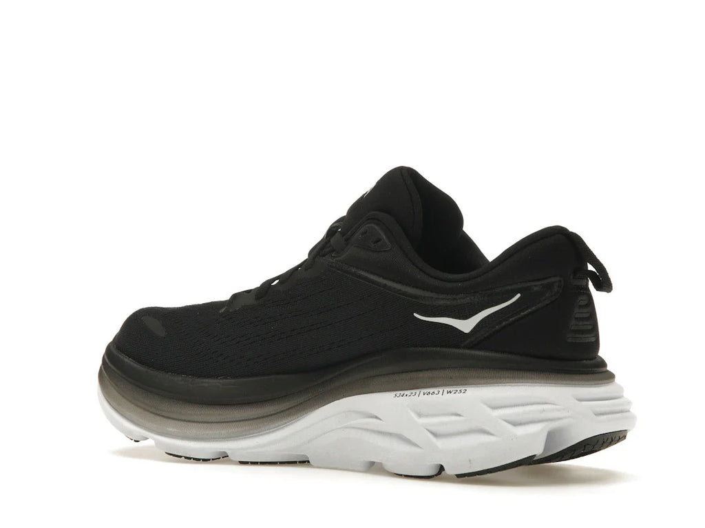 Hoka One One Bondi 8 Schwarz Weiß (Damen)
