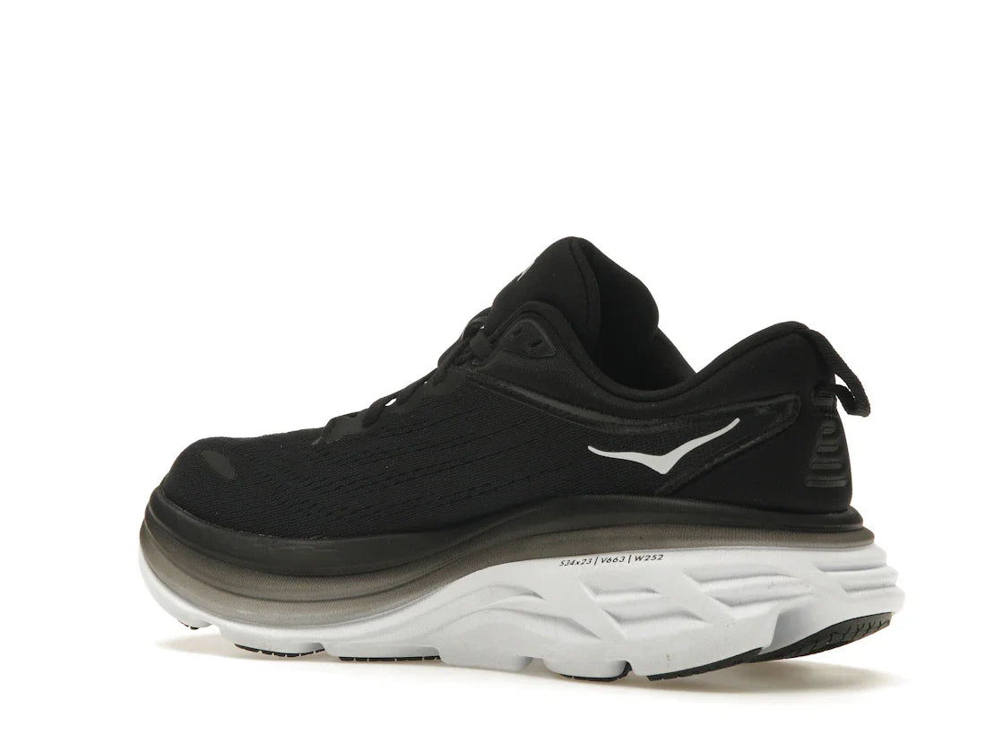 Hoka One One Bondi 8 Schwarz Weiß (Damen)