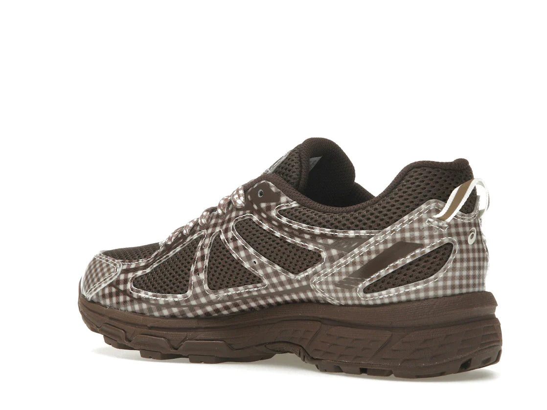 ASICS Gel-Venture 6-stöckiges Modell, rotbraunes Vichy-Karo