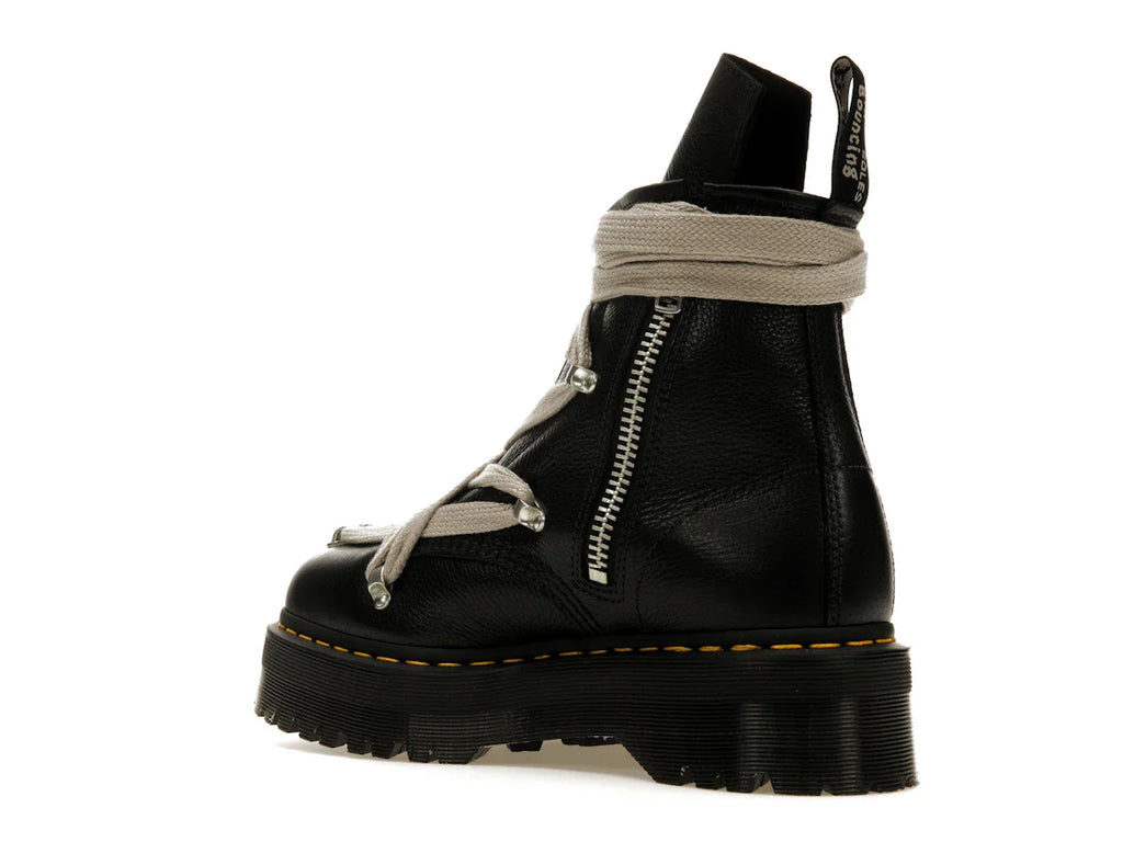 Dr. Martens 1460 Quad Ledersohle Pentagramm-Schnürstiefel Rick Owens Schwarz