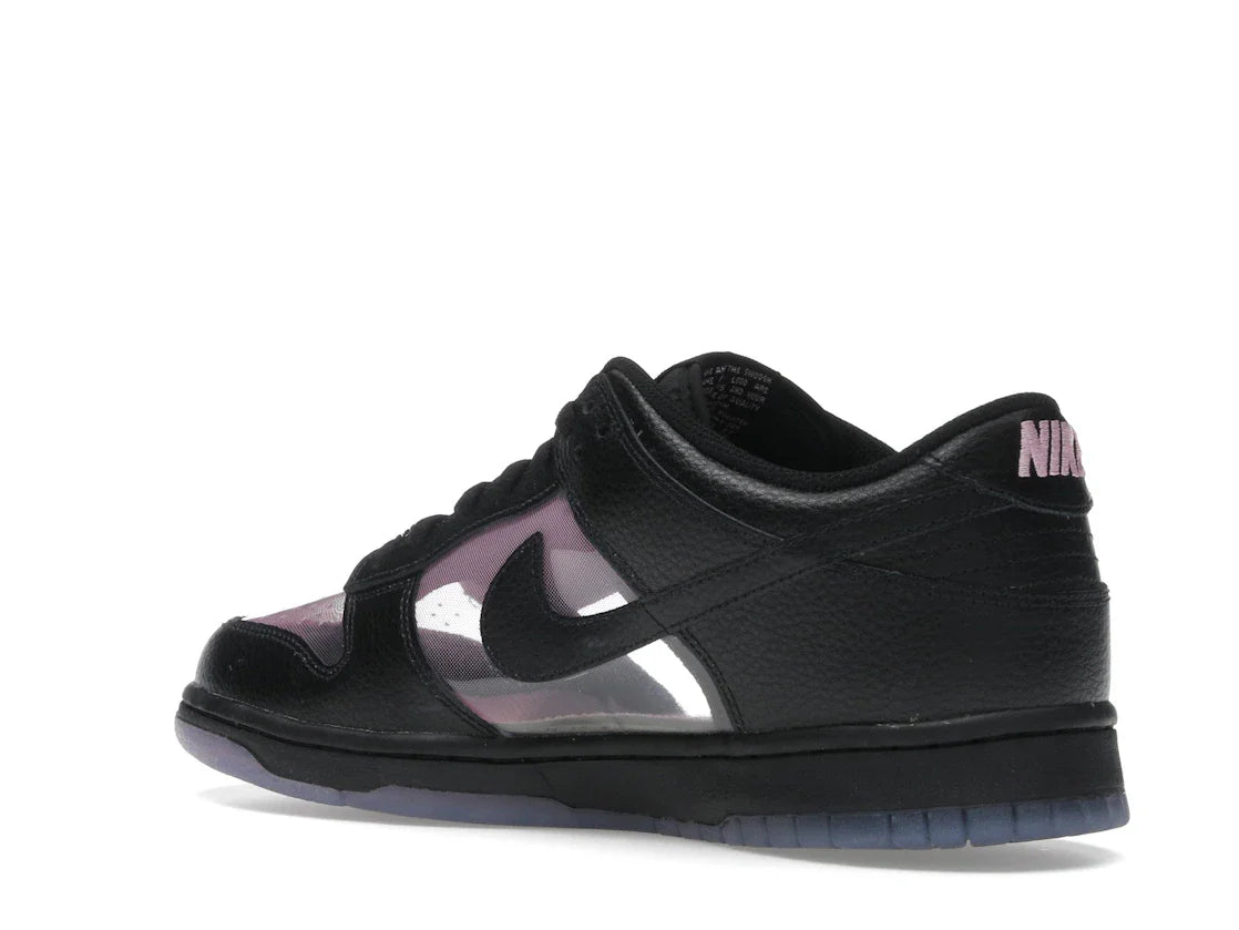 Nike Dunk Low Retro Transparent Schwarz Pink Rise