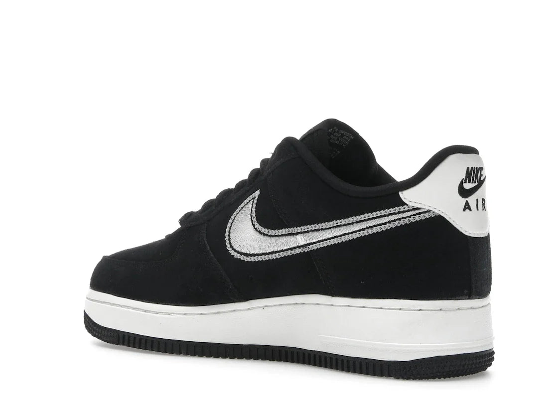 Nike Air Force 1 Low '07 LV8 Black Sail mit gesticktem Swoosh