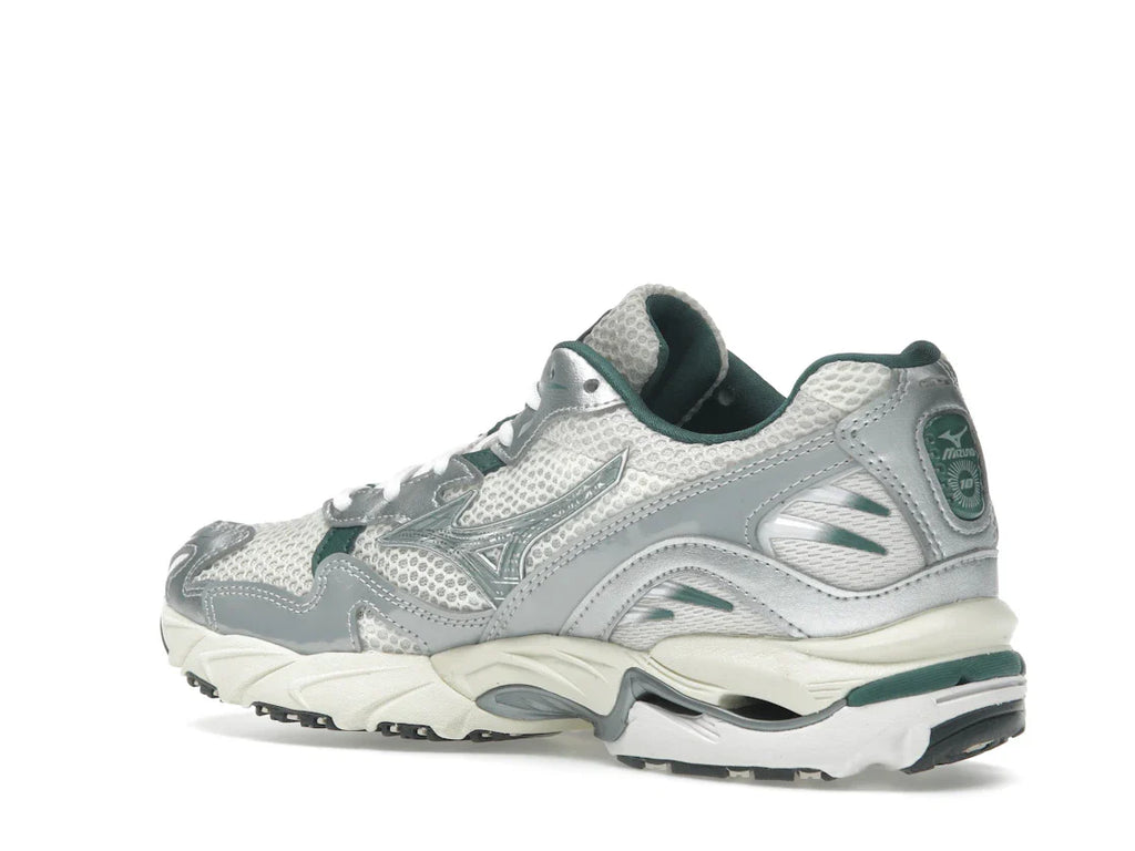 Mizuno Wave Rider 10 Weiß Schiefer Bistro Grün