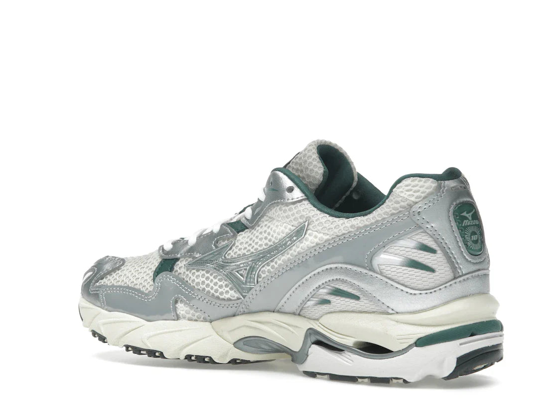 Mizuno Wave Rider 10 Weiß Schiefer Bistro Grün