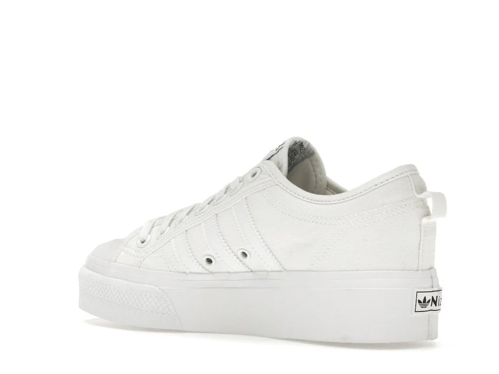 adidas Nizza Platform Triple White (Damen)
