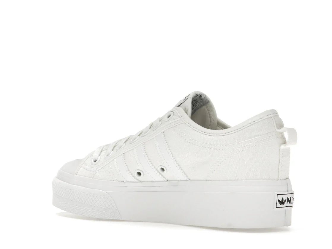 adidas Nizza Platform Triple White (Damen)