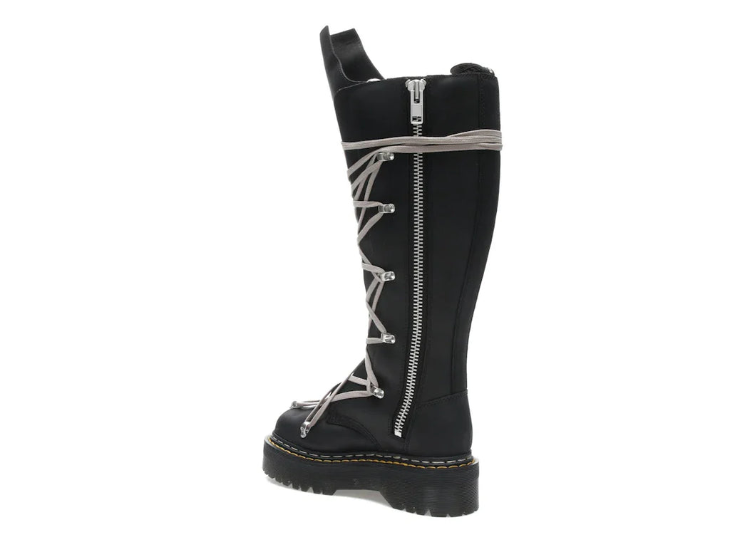Dr. Martens 1460 DRKSHDW Quad Sole Pentalace Boot Rick Owens Schwarz