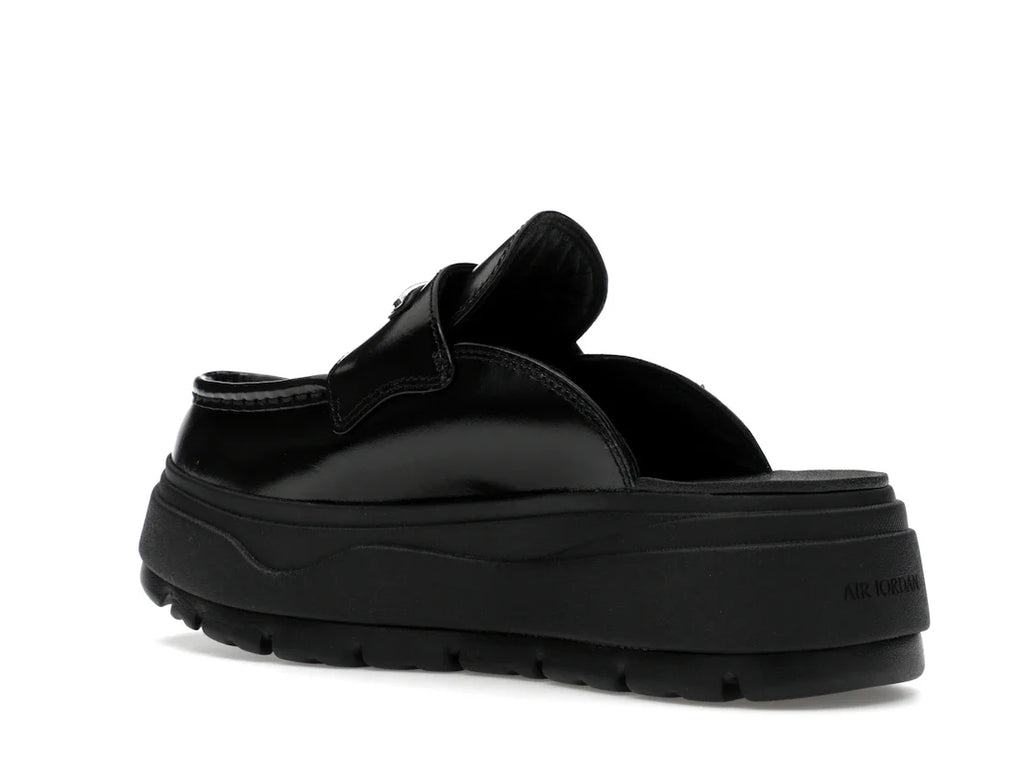 Jordan Mule Schwarz Metallic Silber (Damen)