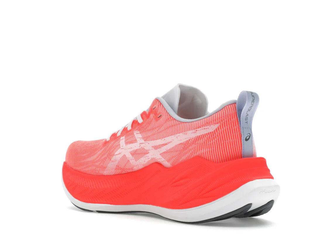 ASICS Superblast Weiß Sonnenaufgang Rot