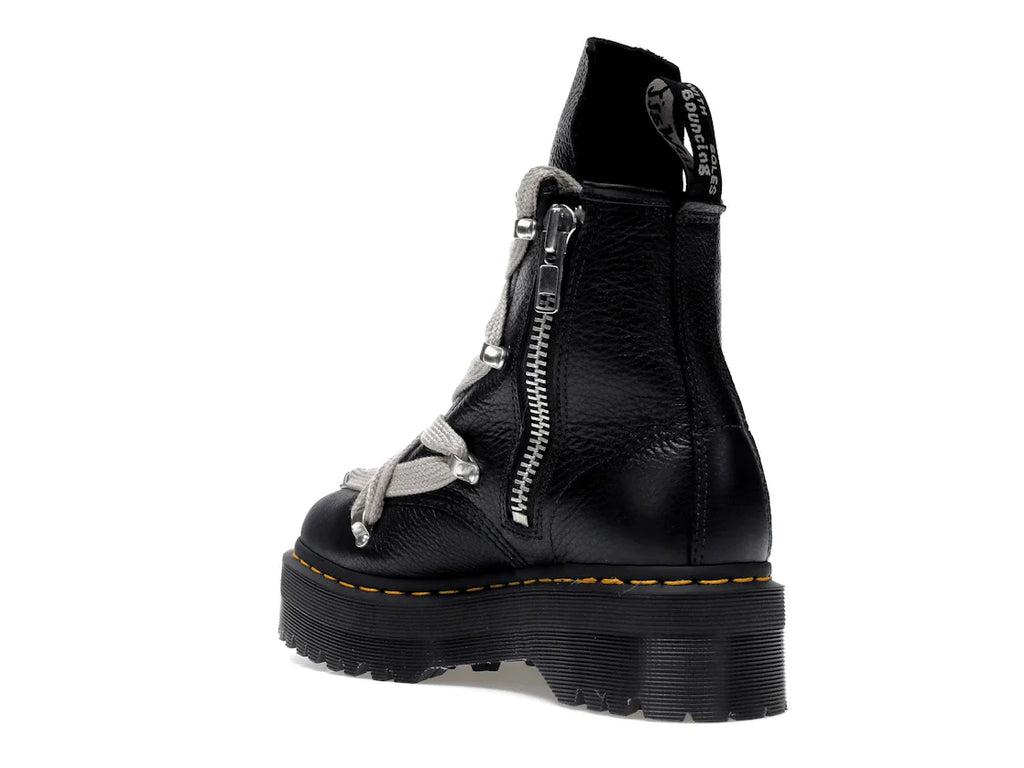 Dr. Martens 1460 Quad Ledersohle Pentagramm Jumbo Schnürstiefel Rick Owens Schwarz