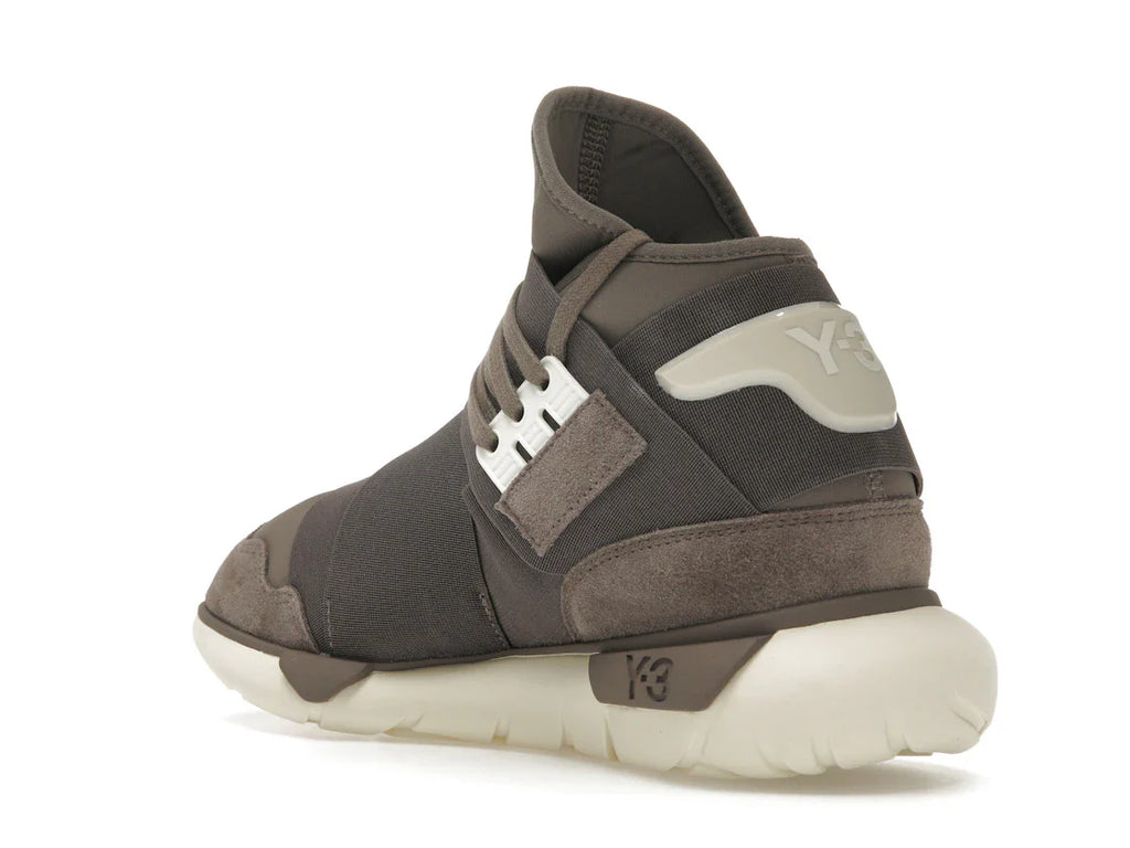 adidas Y-3 Qasa High Braun Creme Weiß