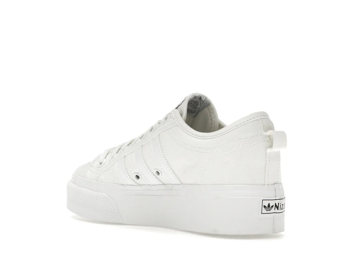adidas Nizza Platform Triple White (Damen)