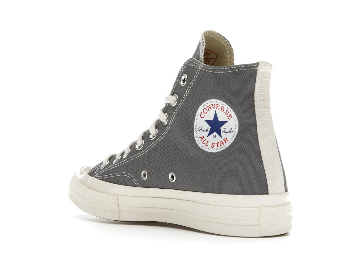 Converse Chuck Taylor All Star 70 Hi Comme des Garcons PLAY Grau