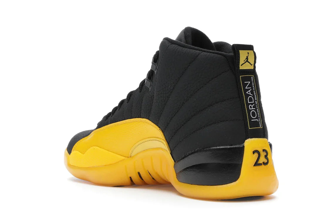 Jordan 12 Retro Schwarz Universitätsgold
