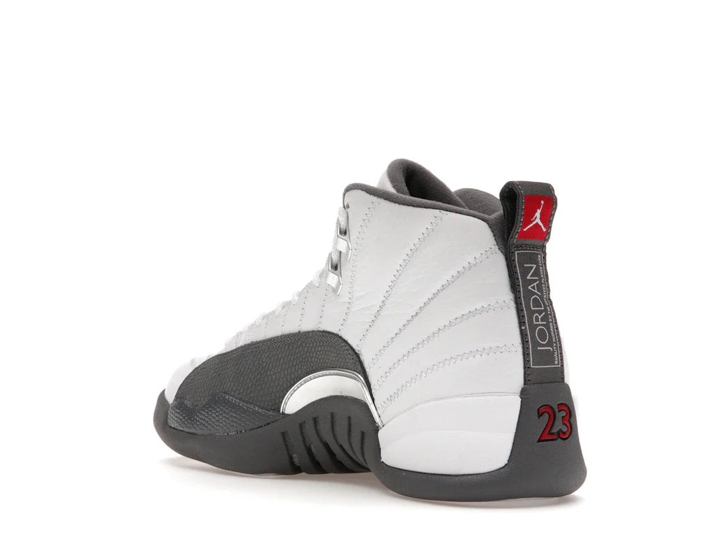 Jordan 12 Retro Weiß Dunkelgrau