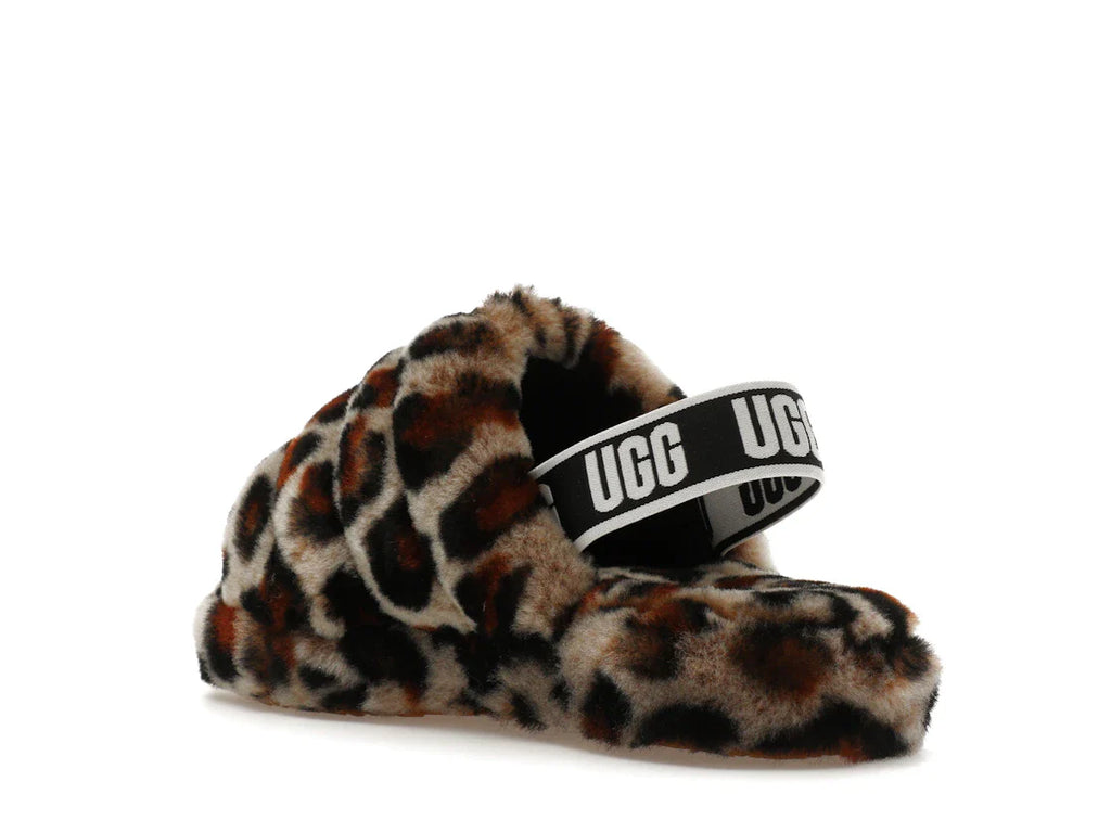 UGG Fluff Yeah Slide Leopard Amphora (Kinder)