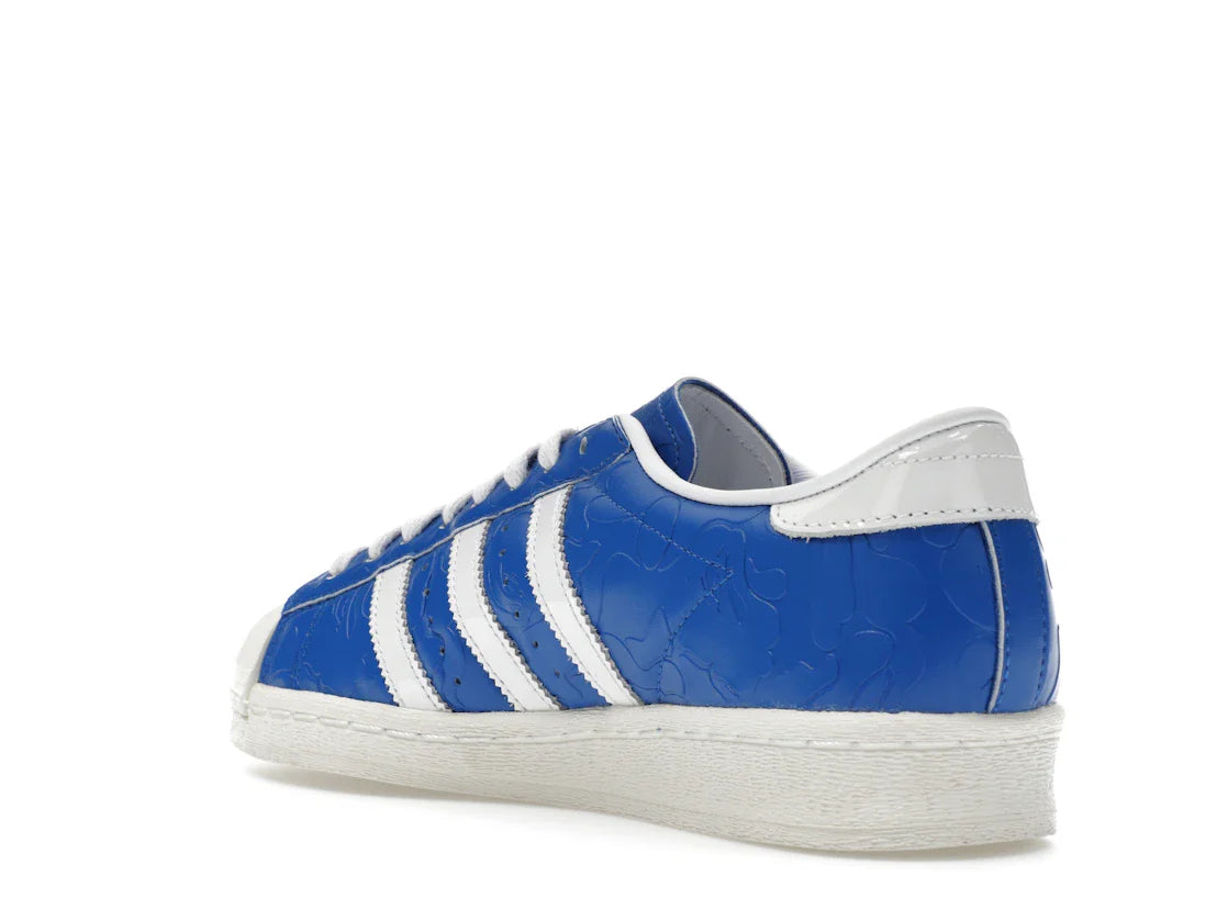adidas Superstar Vintage Bape Blau Weiß
