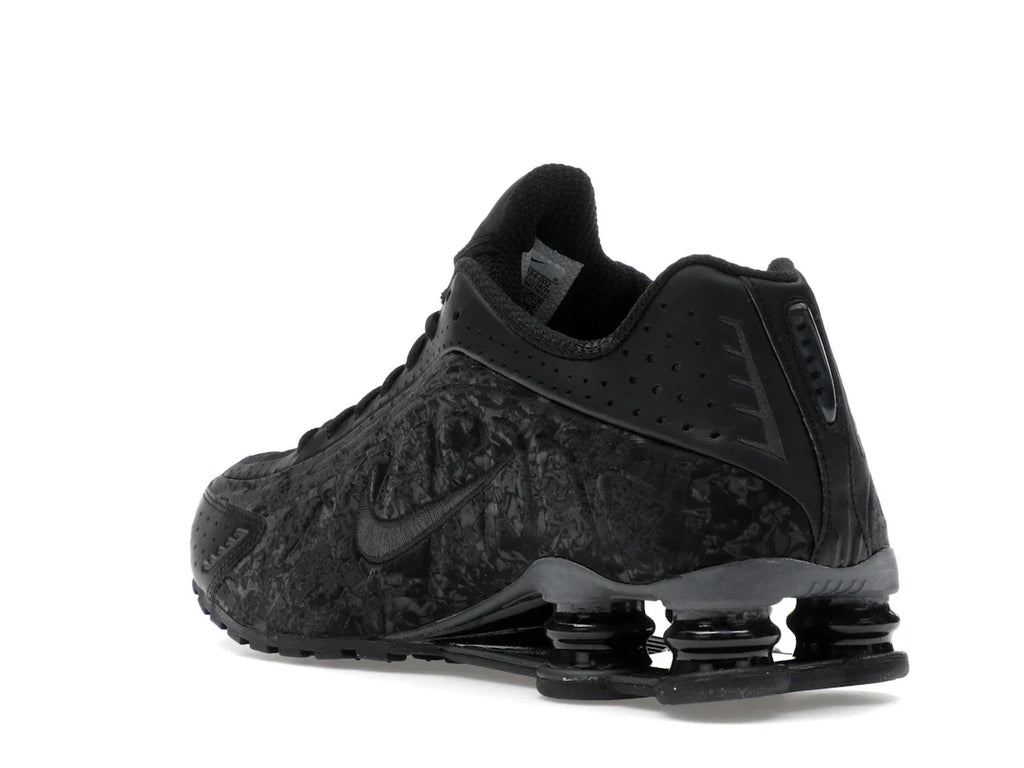 Nike Shox R4 Schwarz mit Blumenmuster (Damen)