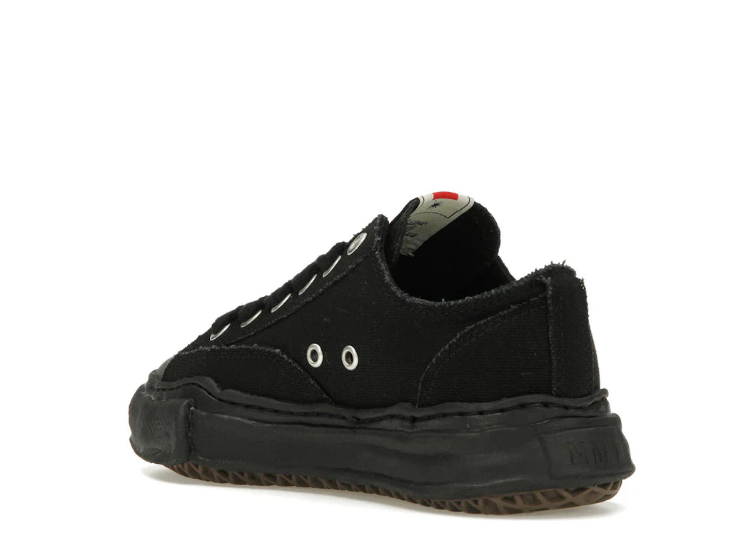 Maison Mihara Yasuhiro Peterson OG Sole Canvas Low Schwarz Schwarz