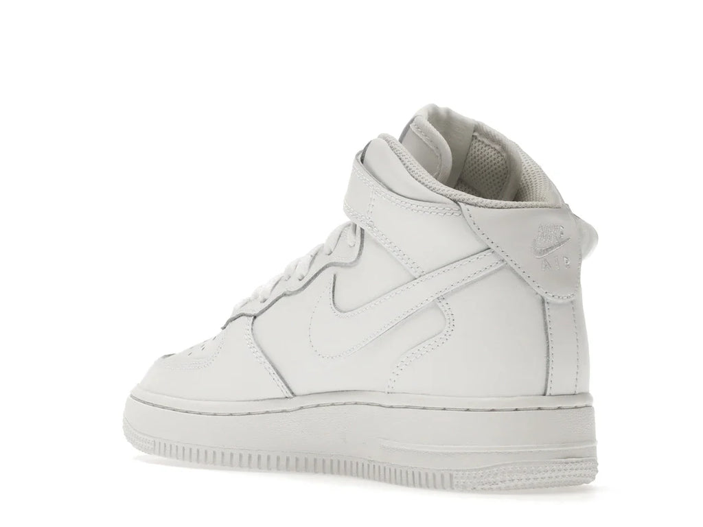 Nike Air Force 1 Mid LE Triple White (GS)