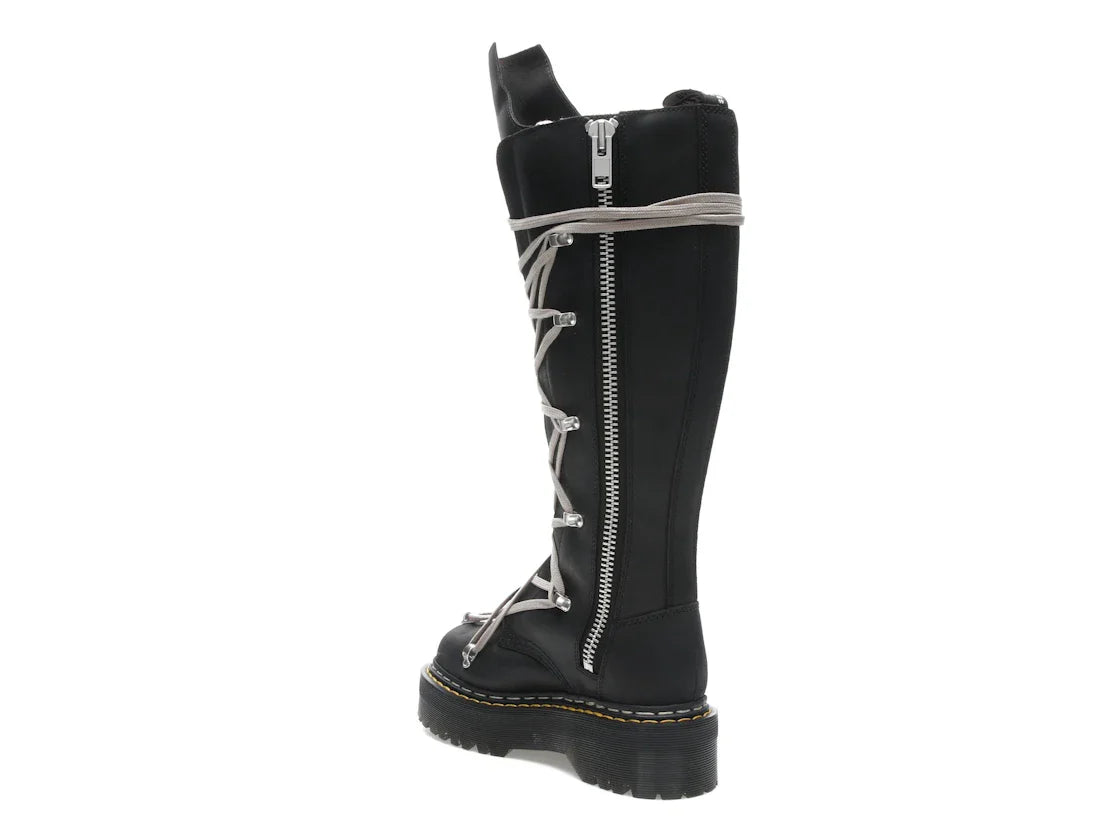 Dr. Martens 1460 DRKSHDW Quad Sole Pentalace Boot Rick Owens Schwarz