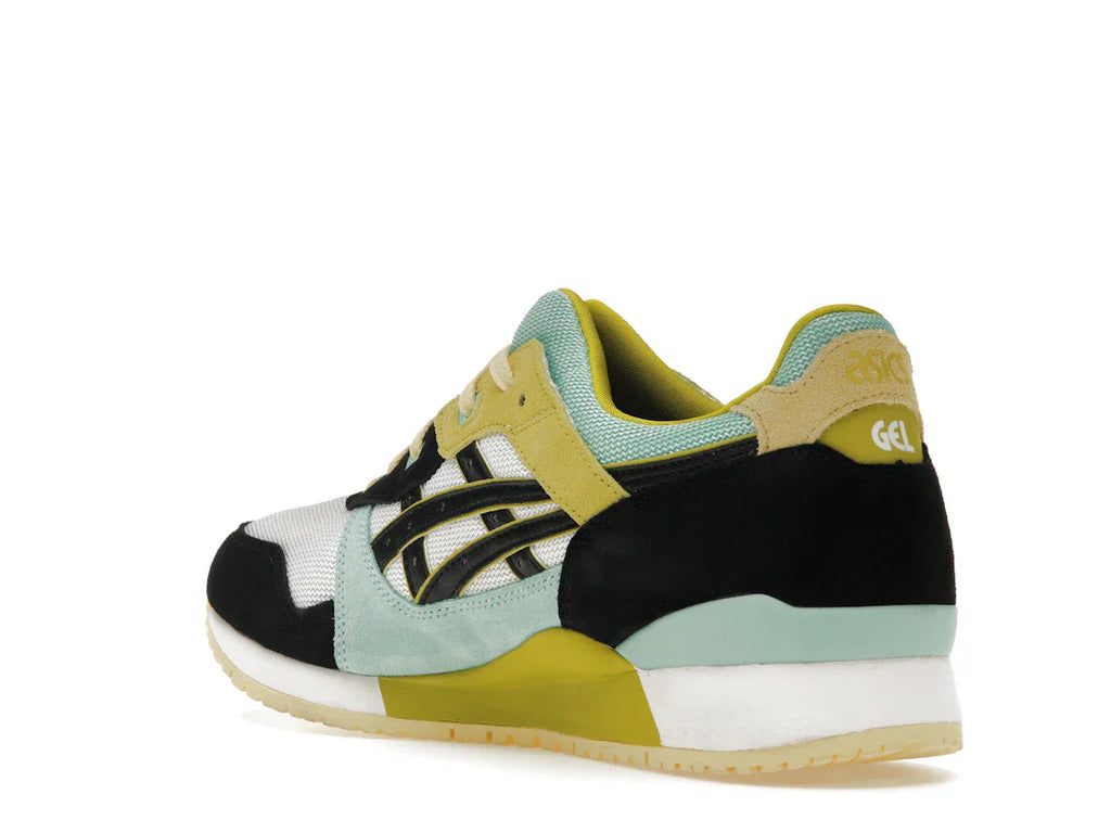 ASICS Gel-Lyte III OG Weiß Schwarz Moosgrün Blau