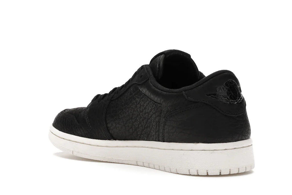Jordan 1 Retro Low Swooshless Schwarz (2016)