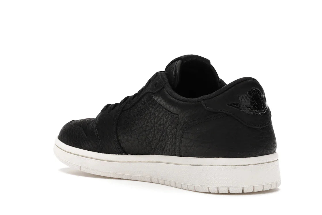 Jordan 1 Retro Low Swooshless Schwarz (2016)