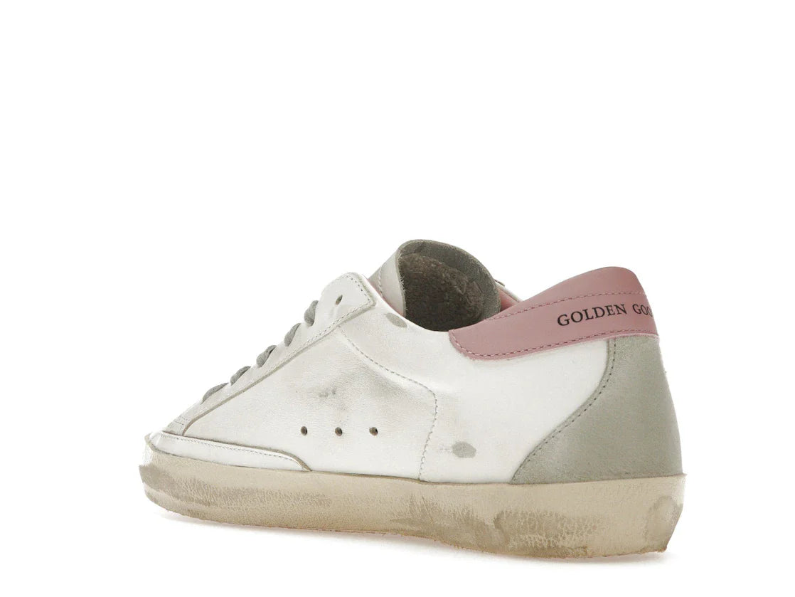 Golden Goose Super-Star Weiß Hellrosa (Damen)