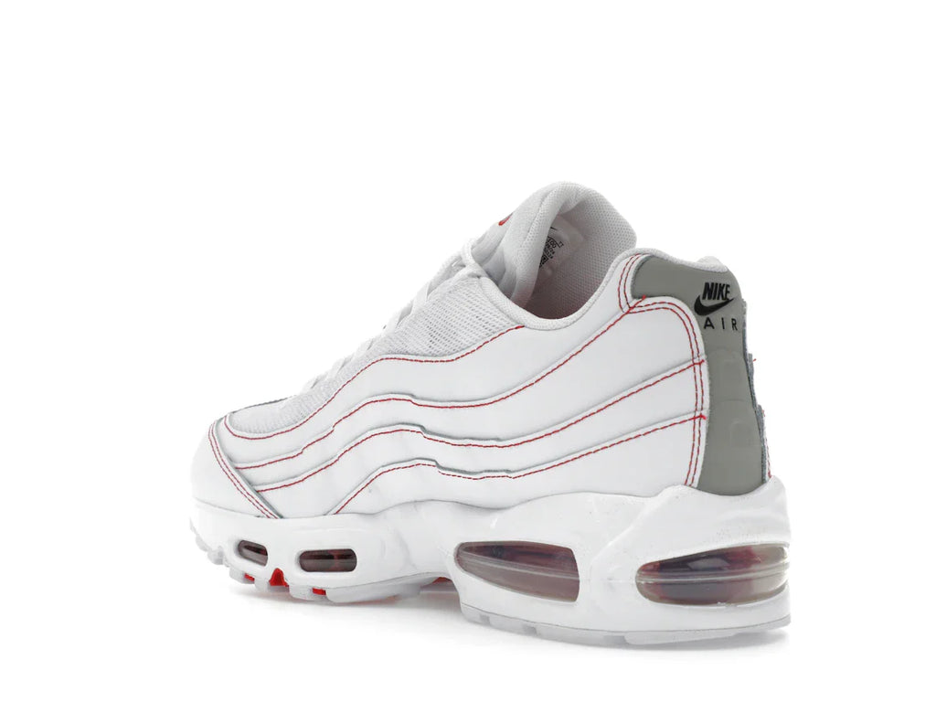 Nike Air Max 95 OG Big Bubble Weiß Universitätsrot