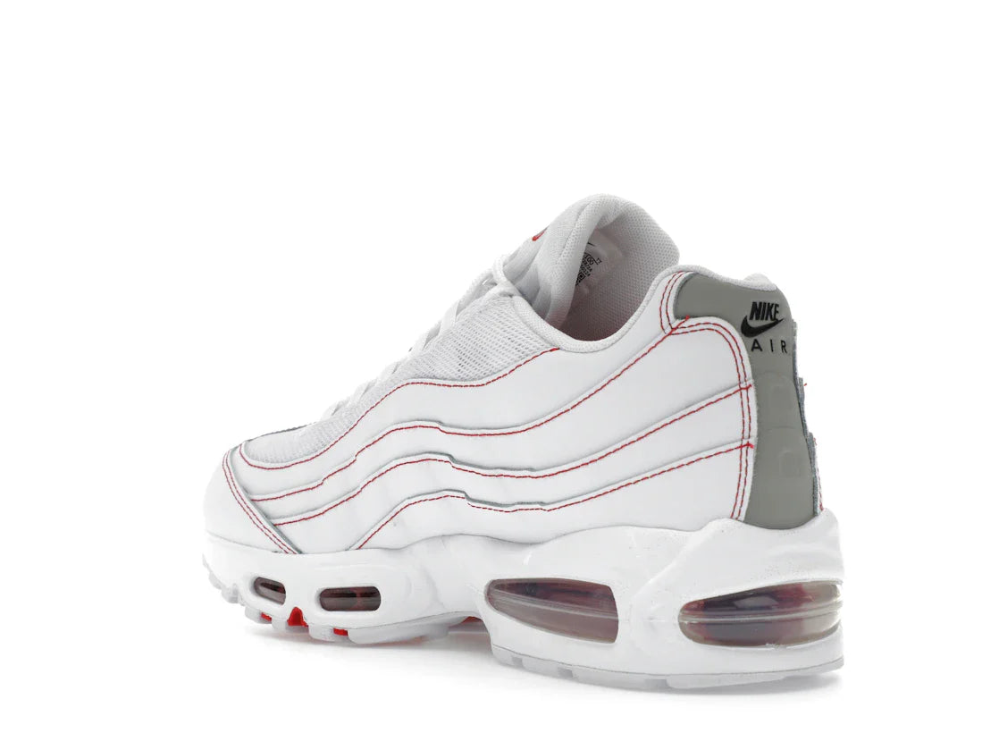 Nike Air Max 95 OG Big Bubble Weiß Universitätsrot