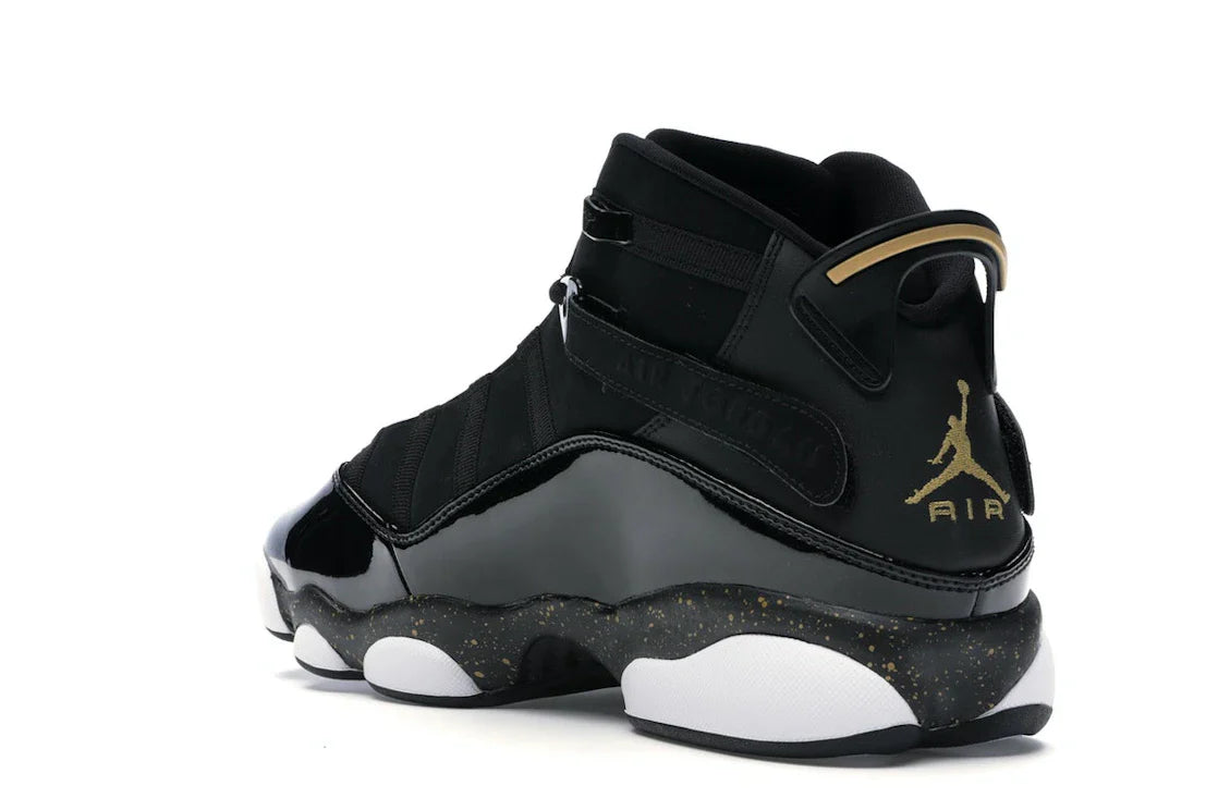 Jordan 6 Rings Schwarz Metallic Gold Weiß