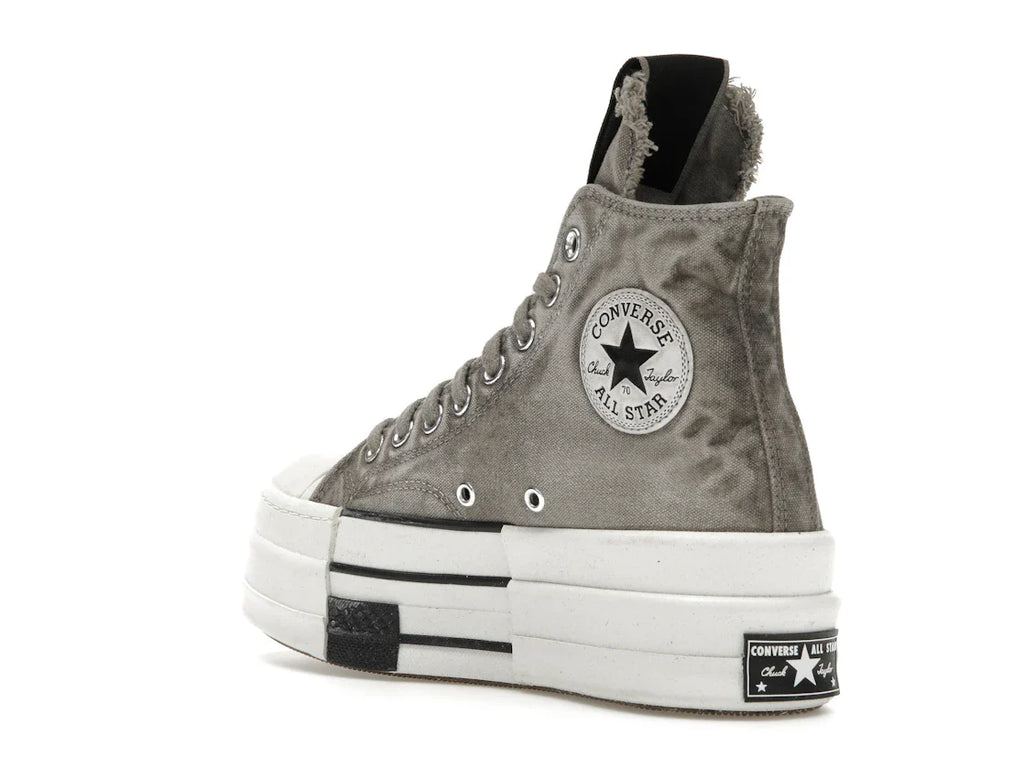 Converse DBL DRKSTAR Chuck Taylor All Star 70 Hi Rick Owens DRKSHDW Overdye Concrete