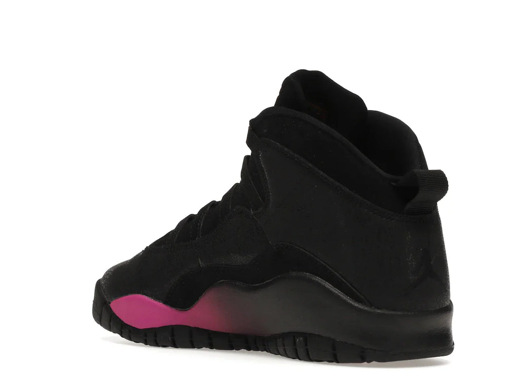 Jordan 10 Retro Schwarz Fuchsia Schwarz (GS)