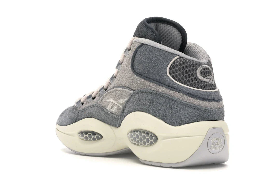 Reebok Question Mid Gray Suede