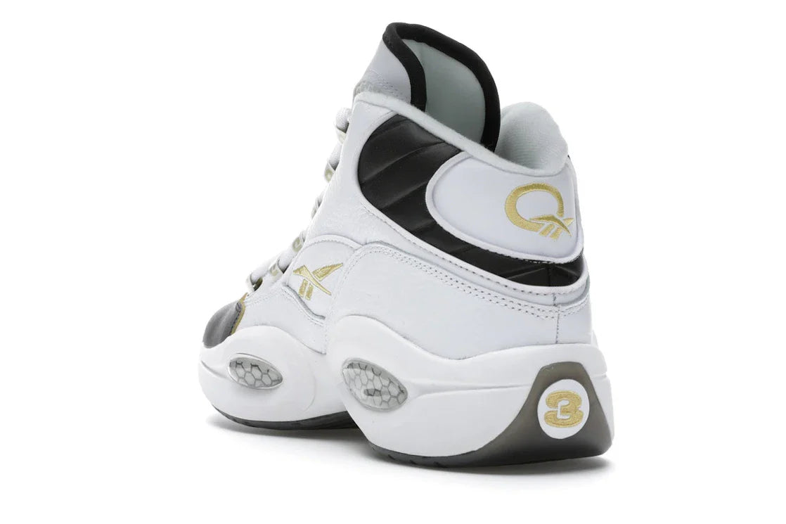 Reebok Question Mid Black Toe