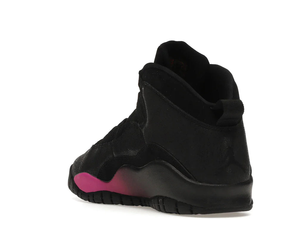 Jordan 10 Retro Schwarz Fuchsia Schwarz (GS)