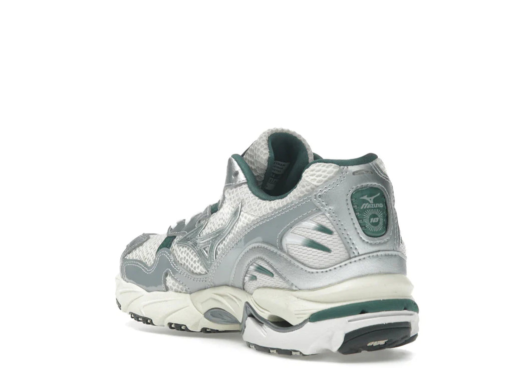 Mizuno Wave Rider 10 Weiß Schiefer Bistro Grün