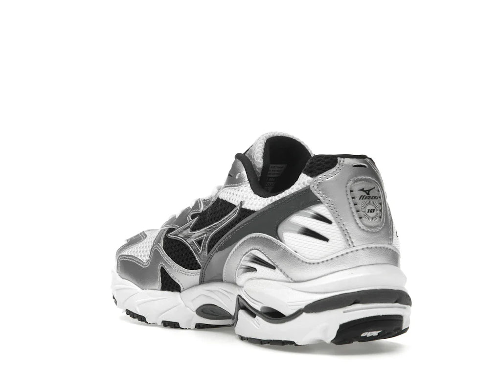 Mizuno Wave Rider 10 Weiß Silber Schwarz