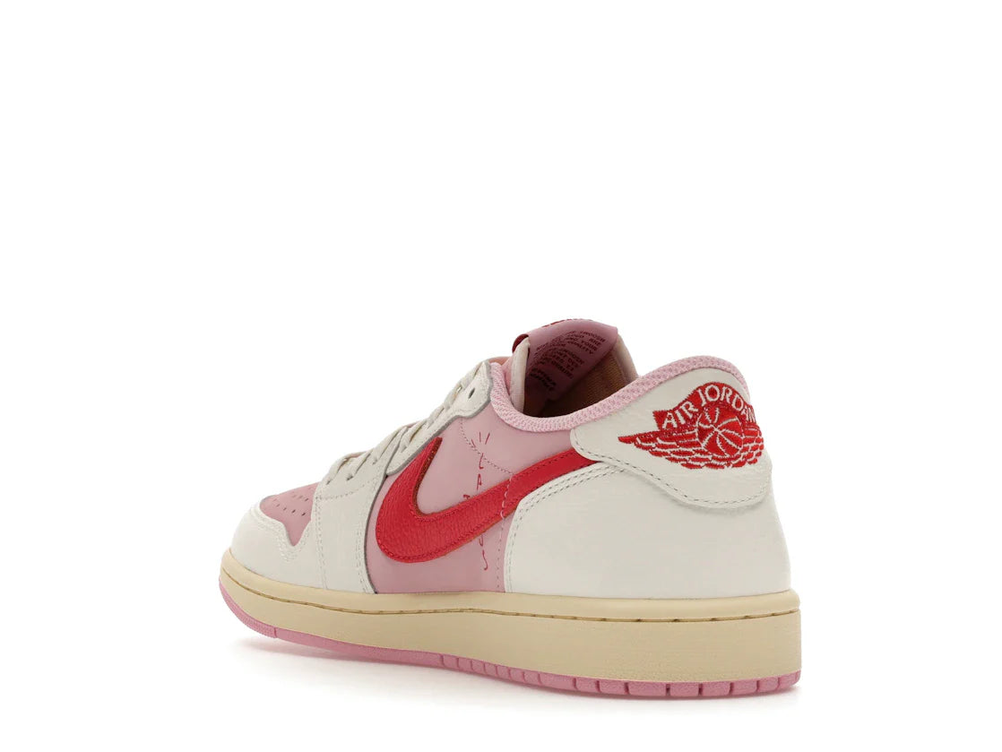 Jordan 1 Retro Low OG SP Travis Scott Sail Tropical Pink
