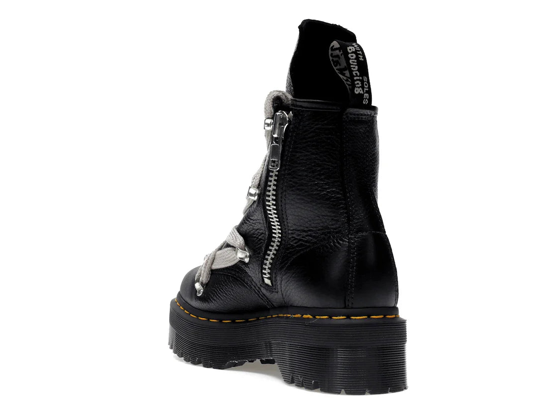 Dr. Martens 1460 Quad Ledersohle Pentagramm Jumbo Schnürstiefel Rick Owens Schwarz